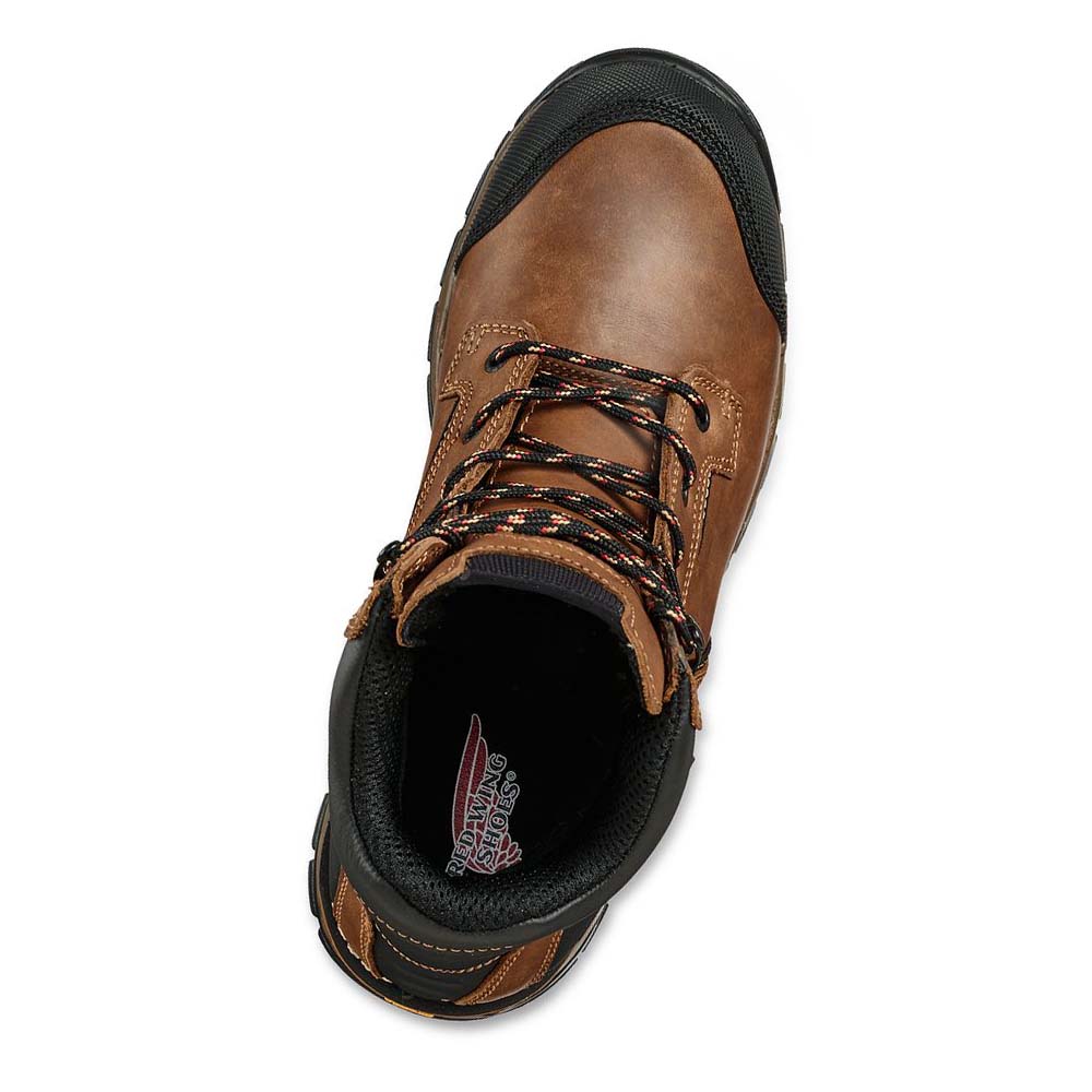 Red Wing 6-inch Soft Toe Men's Waterproof Boots Brown | ZA 407CTV